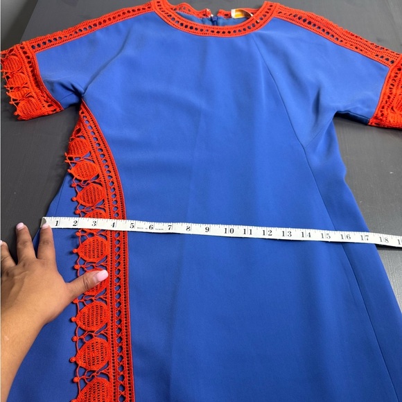 Tory Burch Marissa Lace Trim Crochet Dress - Picture 7 of 9